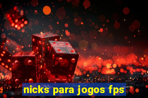 nicks para jogos fps